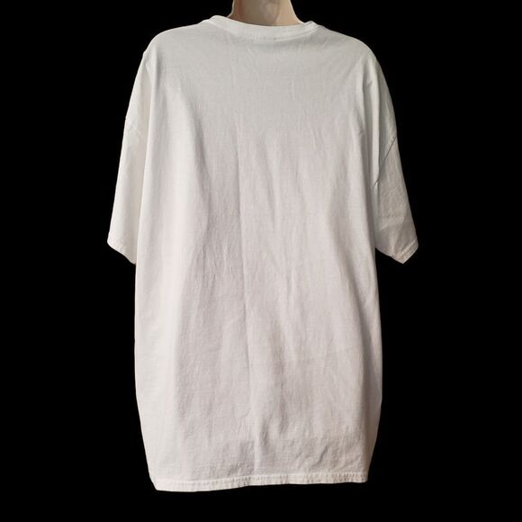 T-Shirt Women's XL White Short Sleeves Crew Neck Albuquerque New Mexico Wolves - Picture 5 of 6